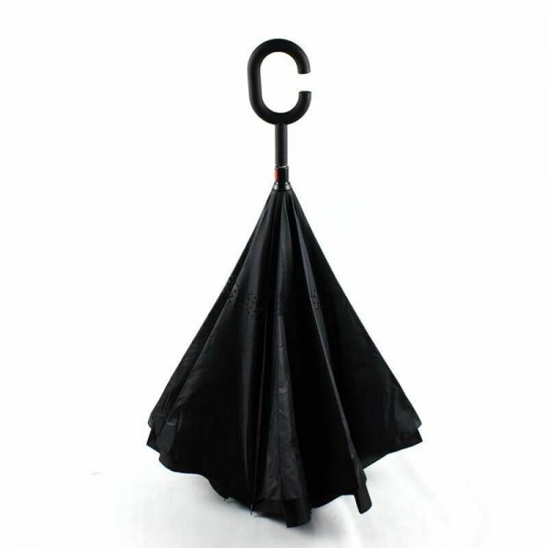 Black Inverted Umbrella for All Seasons