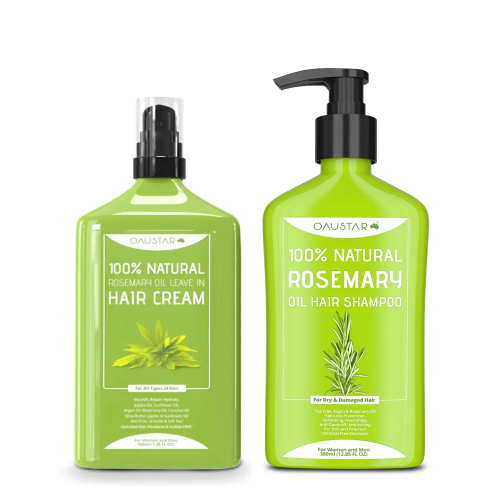 rosemary-hair-cream-and-rosemary-hair-shampoo (1) Rosemary Shampoo & Hair Leave In Repair Cream For Anti-Frizz, Dandruff, Dry Damaged Hair | Combo Pack